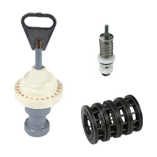 Fleck 5600 (NON SXT) SOFTENER Valve Rebuild Kit - Includes Piston (60102-00), Seals & Spacers (60125), and Brine Valve (60032) by Fleck