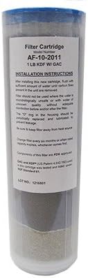 Water Filter Cartridge KDF GAC For Undercounter Units Standard Housings - Super Quality Long Lasting!