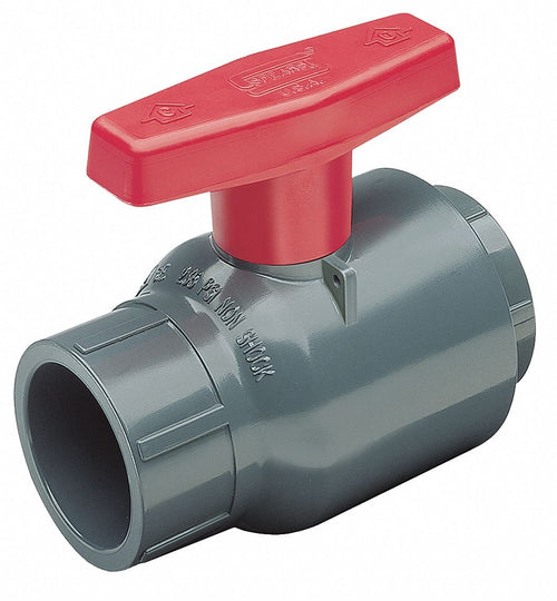 2" Socket PVC Compact Ball Valve Inline