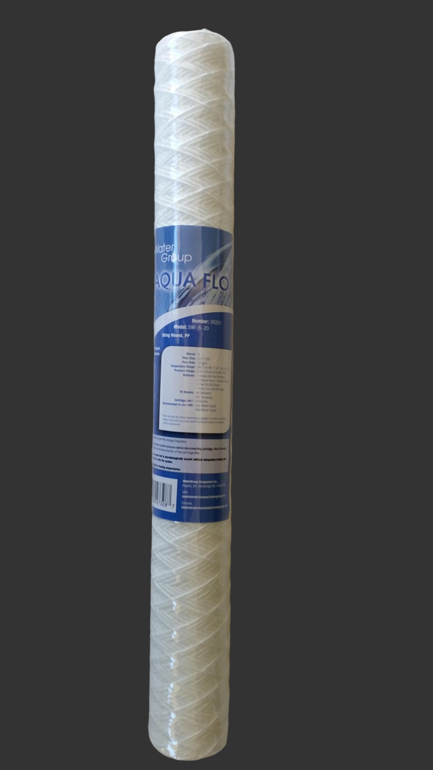 OEM Pura 33003033 / Aquaflo 26251 Sediment Filter UV20 series