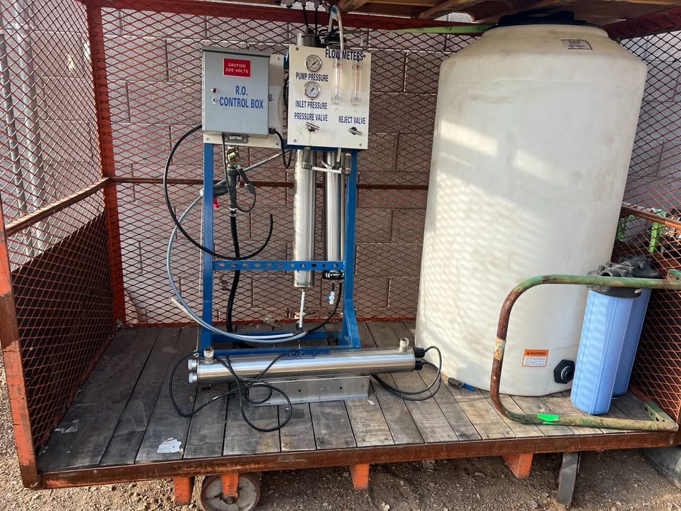 Portable reverse osmosis skid