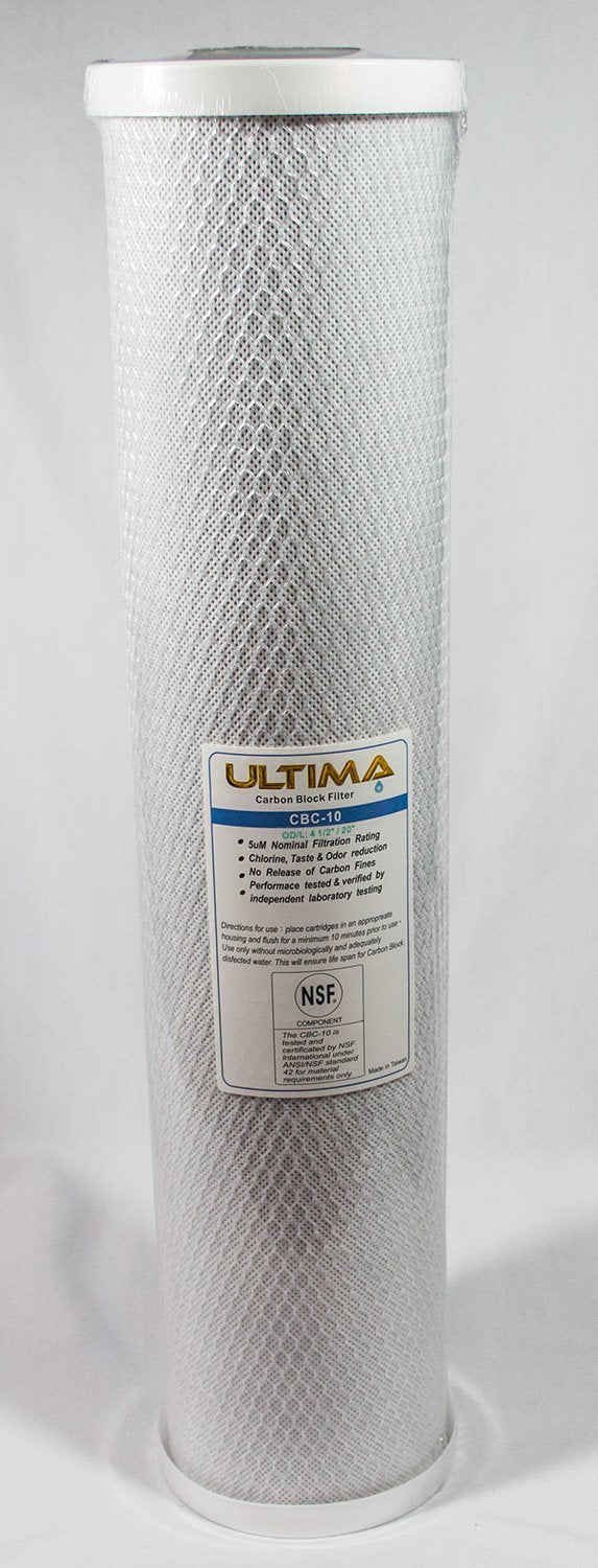 Ultima 20" X 4.5" Big Blue Carbon Block (5 Micron)