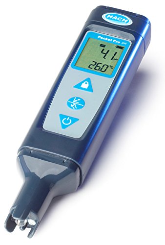 Hach Pocket Pro pH Tester, pH Meter for Water Analysis pH & Temp Testing, 9531000
