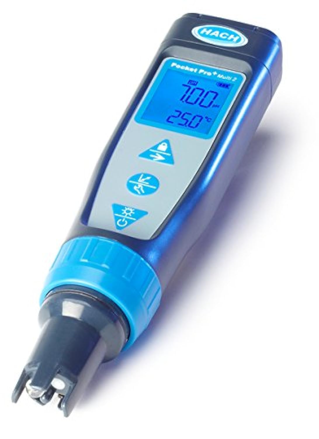Hach 9532800 Pocket Pro+ Multi 2 Tester for pH/Cond/TDS/Salinity with Replaceable Sensor