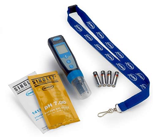 Hach 9532800 Pocket Pro+ Multi 2 Tester for pH/Cond/TDS/Salinity with Replaceable Sensor