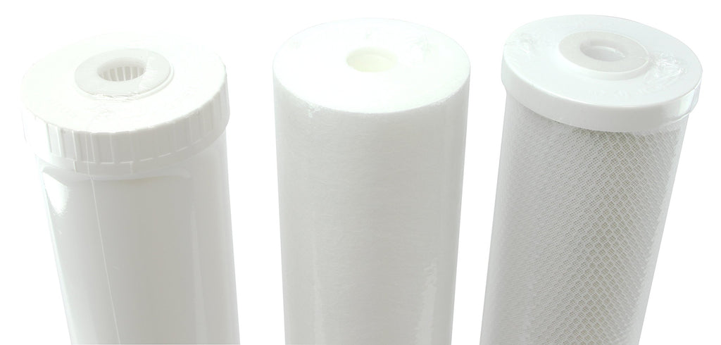Water Filters - Sediment/GAC/Carbon (Pack of 3) | 4.5" x 20"