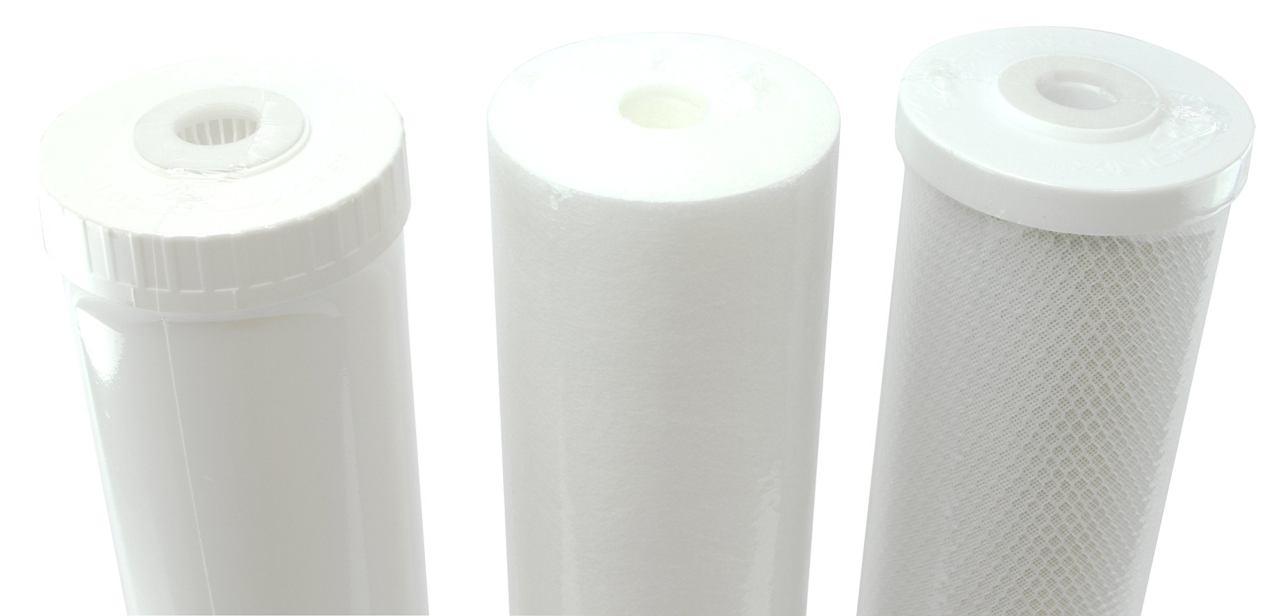 Water Filters - Sediment/GAC/Carbon (Pack of 3) | 4.5" x 20"