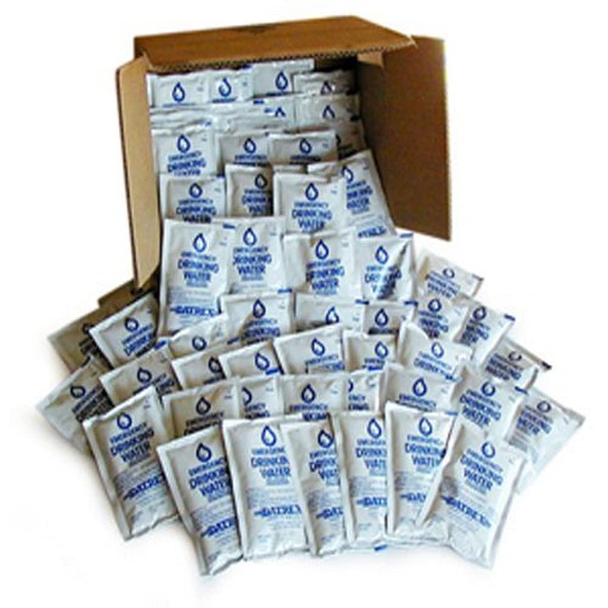 DATREX Emergency Water Pouch for Disaster or Survival, 125 ml Each