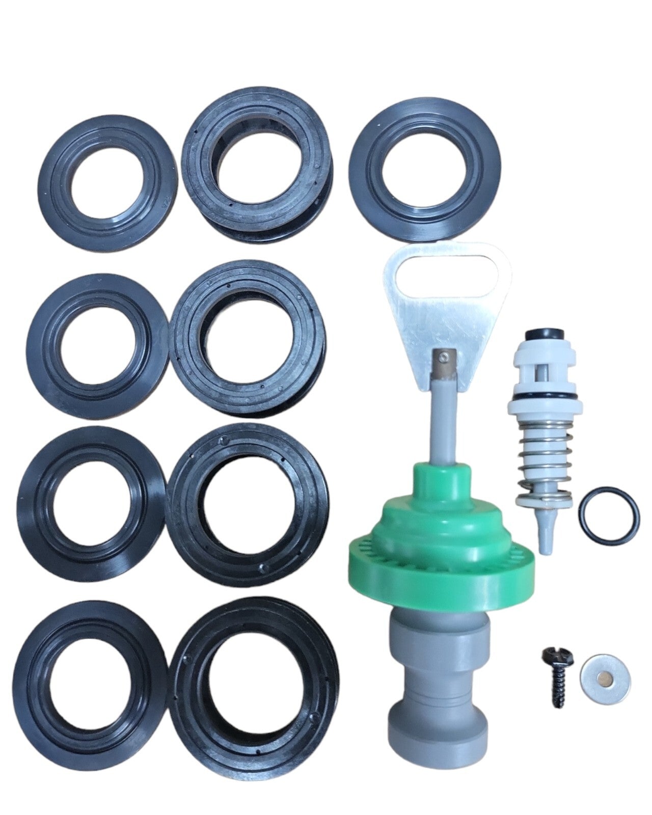 Fleck 5600 SXT SOFTENER Valve Rebuild Kit - Includes Piston (60102-71), Seals & Spacers (60125), and Brine Valve (60032) by Fleck