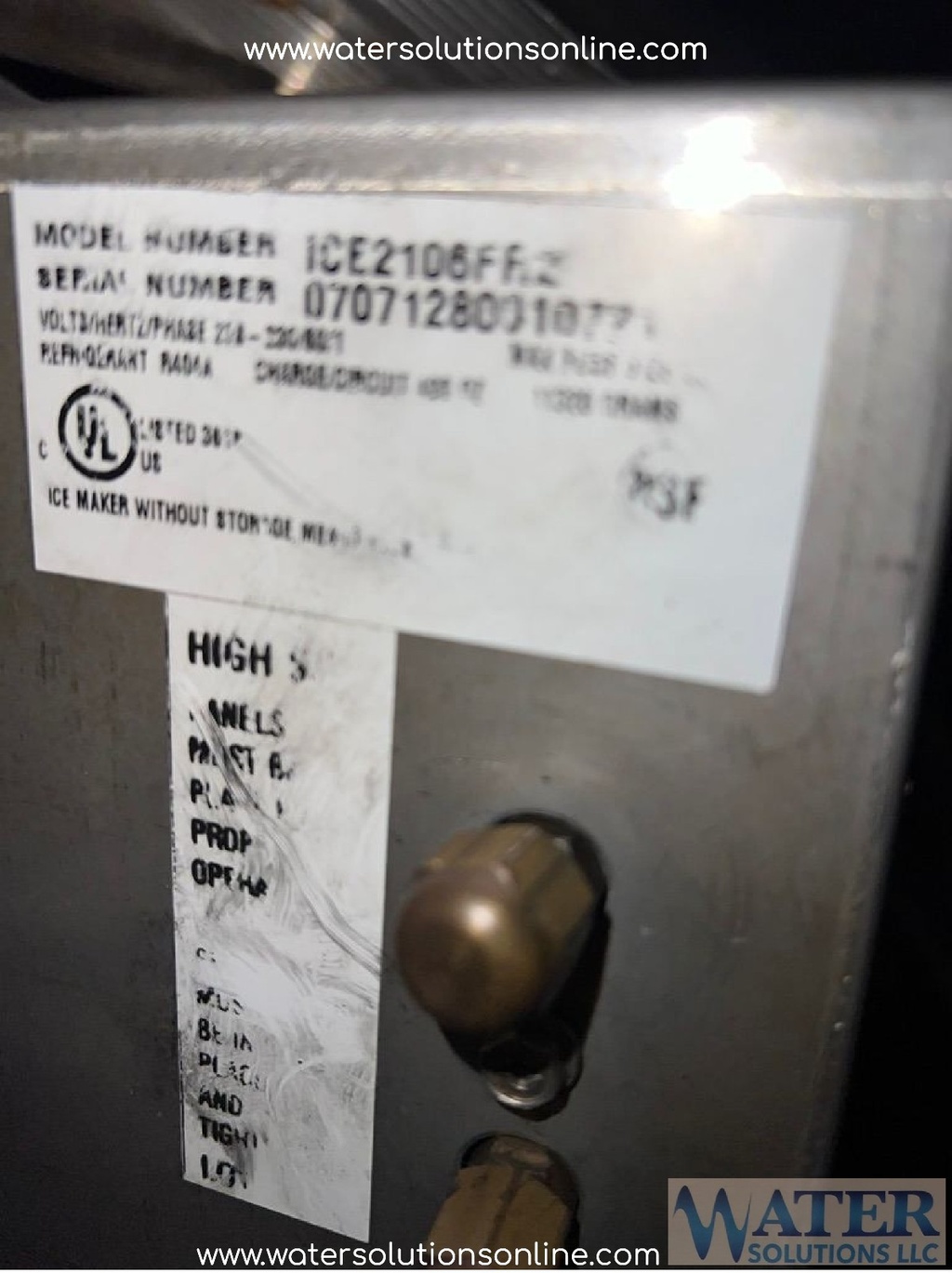 Mannhardt Bagger & Dispenser System, Stainless Steel w Ice-O-Matic machines