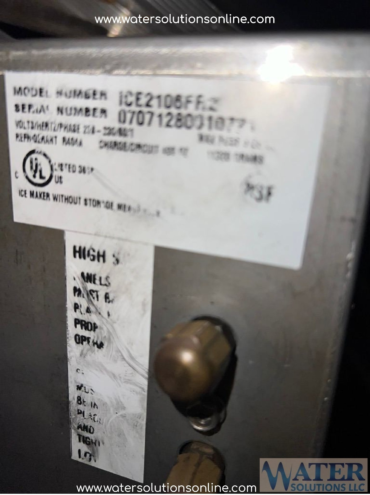 Mannhardt Bagger & Dispenser System, Stainless Steel w Ice-O-Matic machines